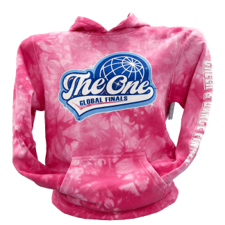 PINK TIE DYE HOODIE - THE ONE