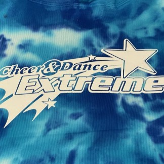 CDE SPIDER BLUE TIE DYE HOODIE