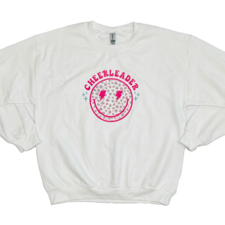 SMILEY CHEERLEADER CREWNECK