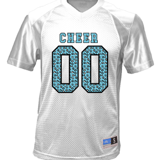 CHEETAH FOOTBALL JERSEY - WHITE