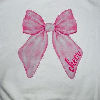 CHEER BIG BOW CREWNECK